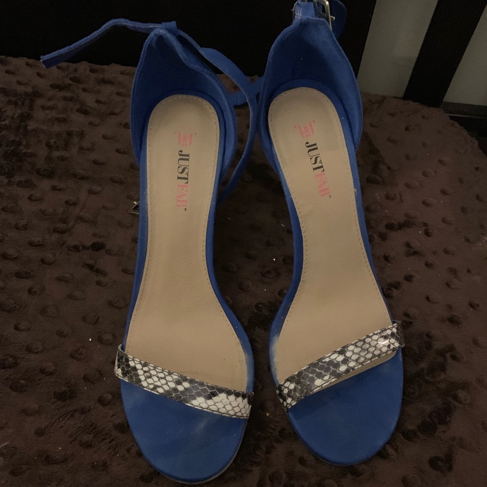 Blue Just Fab shoes